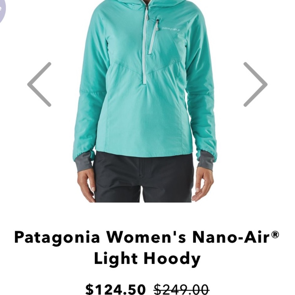 Women’s Patagonia Nano-Air Light Hoody Small